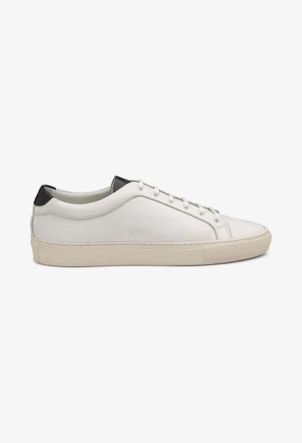 LOAKE Dash White Calf